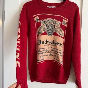 BUDWEISER Sweater | Wool & Acrylic Blend | Lancaster Brand | Size S